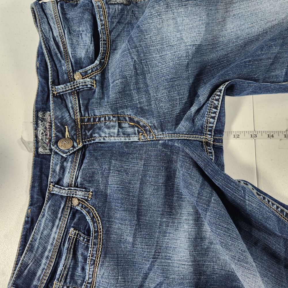 Silver Jeans Co Camden Rose Bermuda Shorts Dark Wash Denim Womens Size 14 W50215 - Picture 5 of 11